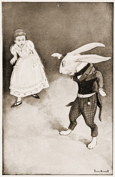 "Why, Mary Ann, What Are You Doing Here?" Illustration for Lewis Carroll